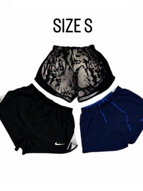 Bundle of 3 Nike Women's Running Shorts - Size Small - Activewear.